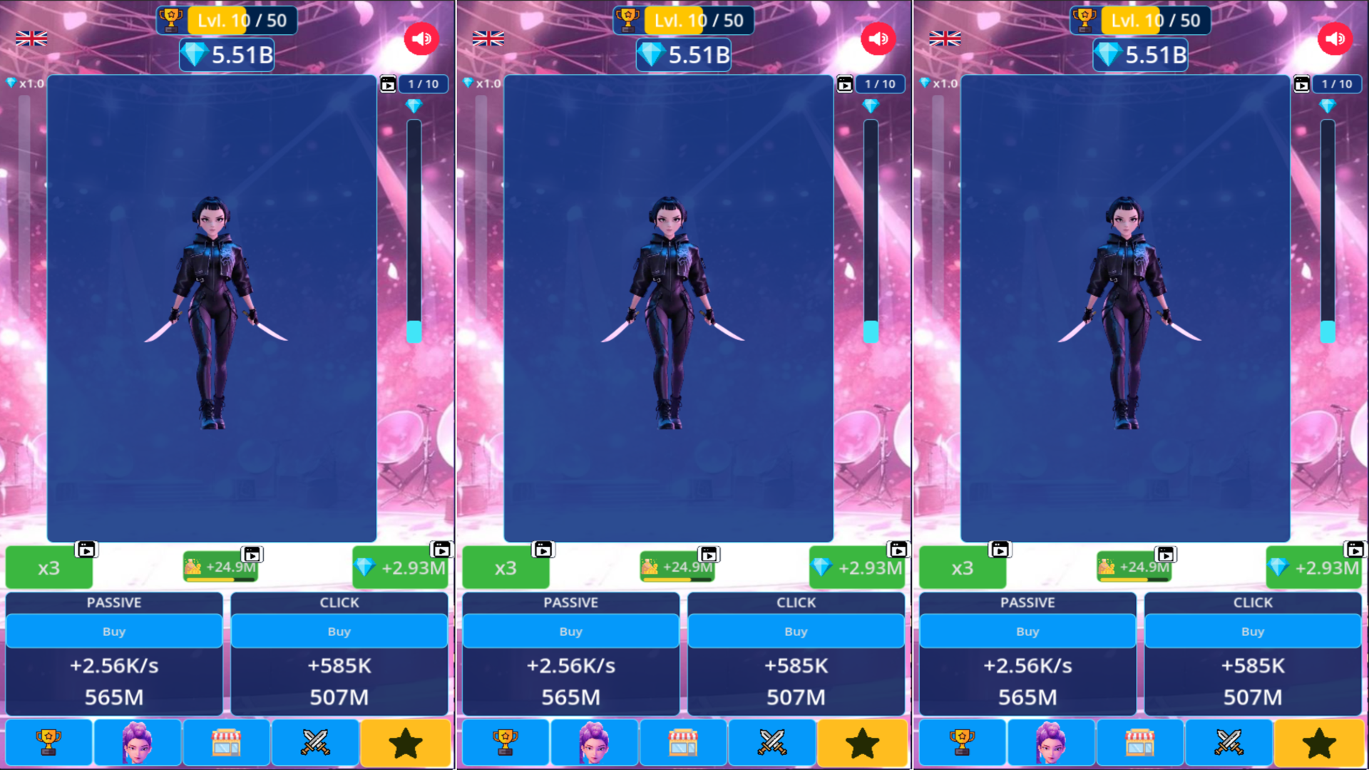 K-Pop Hunters Battle: Rumi, Mira, Zoey — screenshot 2