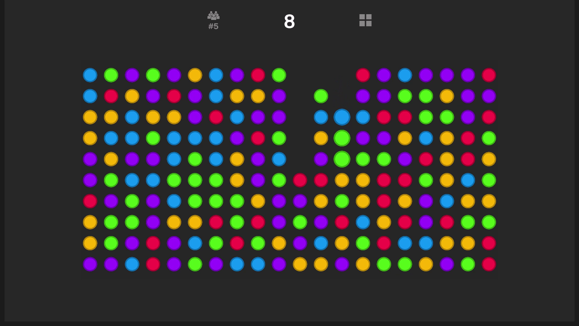Bubble balls chains: colorful balls — screenshot 1