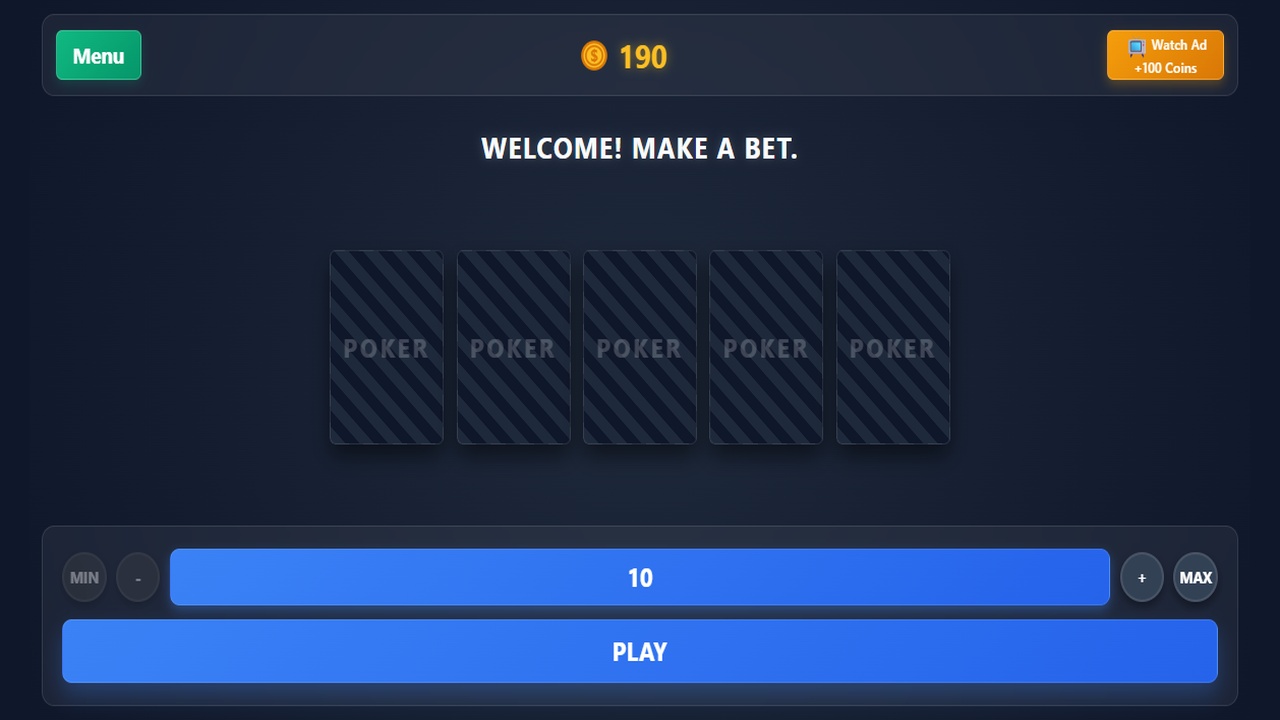 Pocket Video Poker — screenshot 2