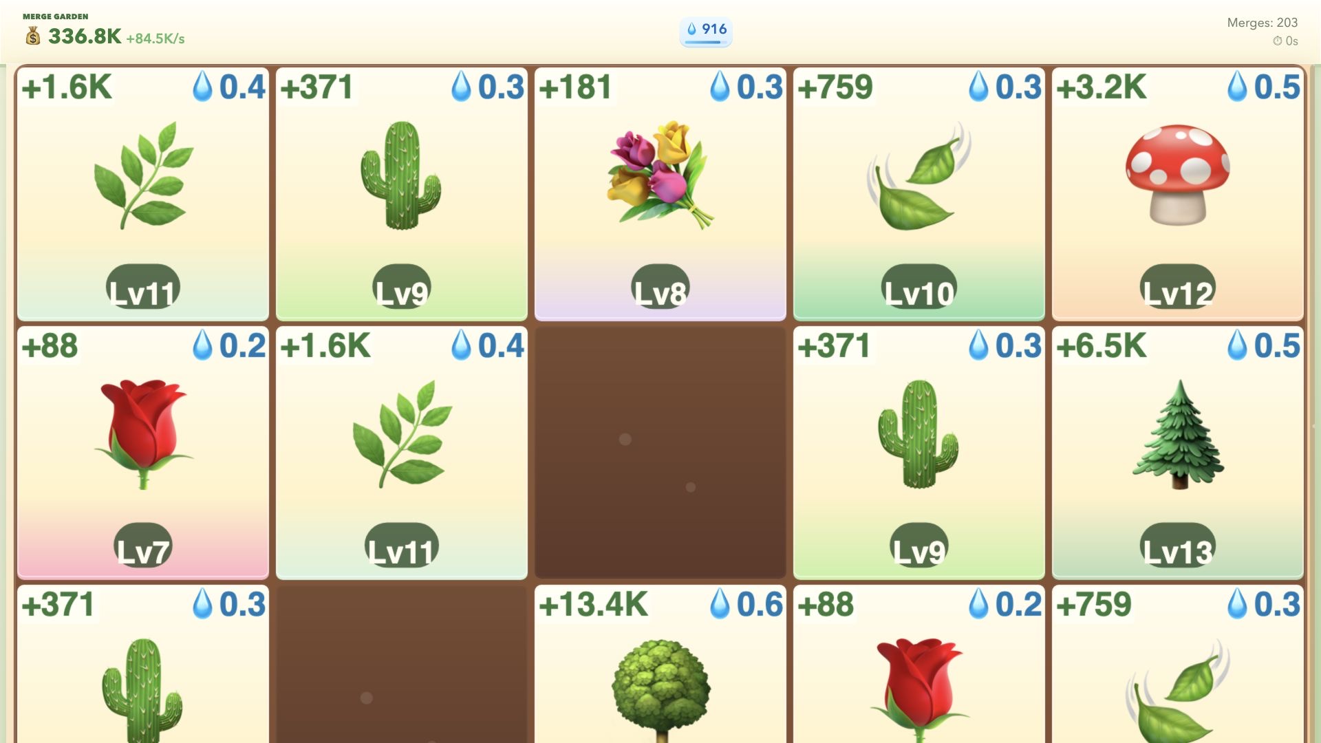 Merge Garden — screenshot 2