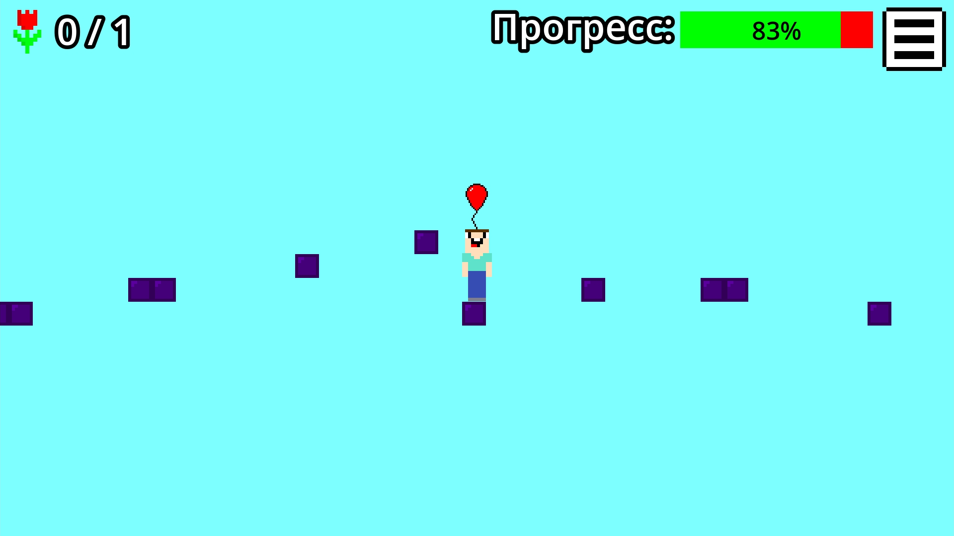 Нубик Паркур 2д - Принеси Цветок — screenshot 5
