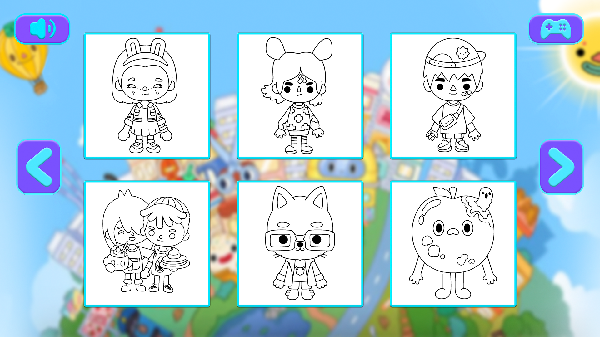 Toca Skins: Coloring for Girls screenshot