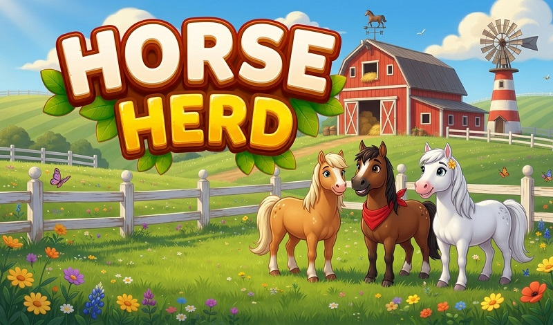 Horse herd game cover