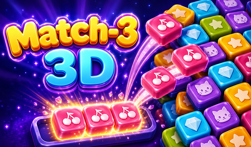 Match-3 3D game cover
