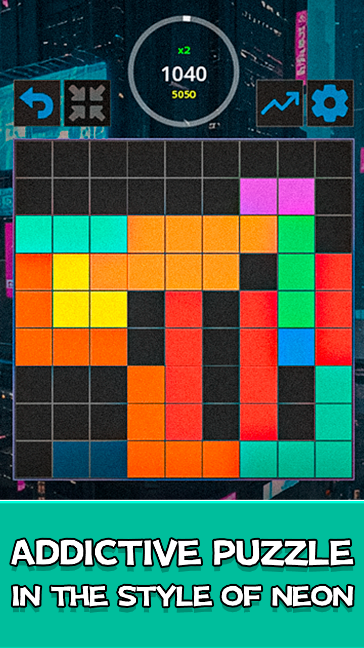 Block Flow: Neon City screenshot 4