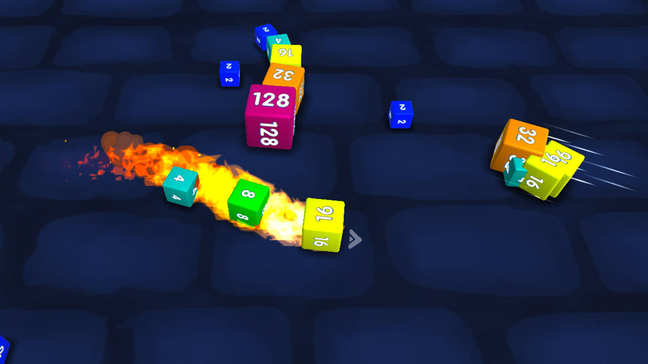 Cube Snake 2048 screenshot