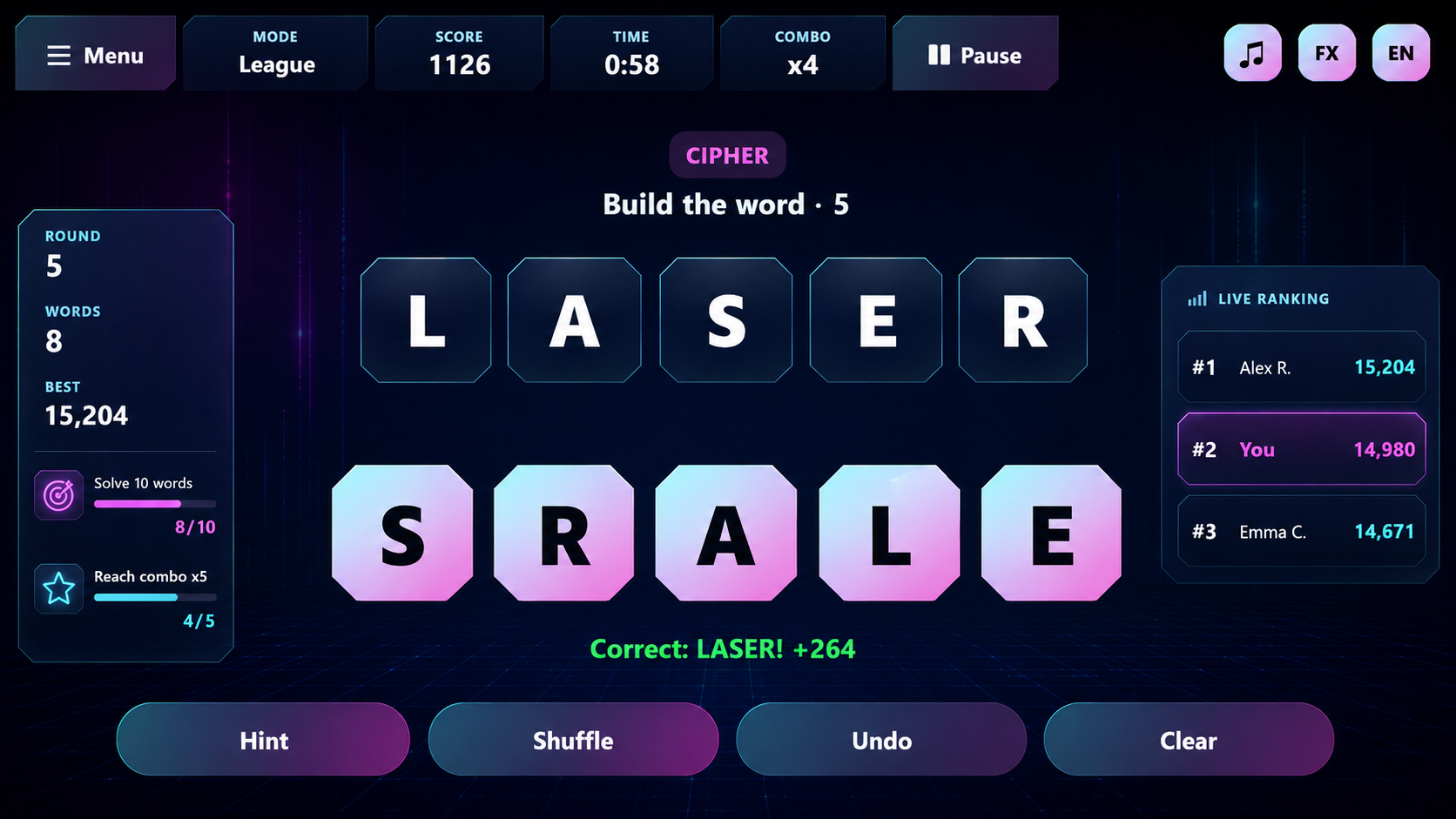 Neon Cipher — screenshot 5