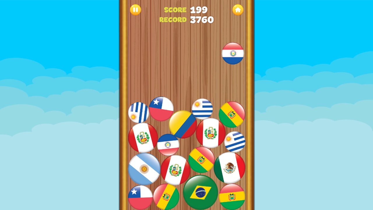 World flags merge screenshot