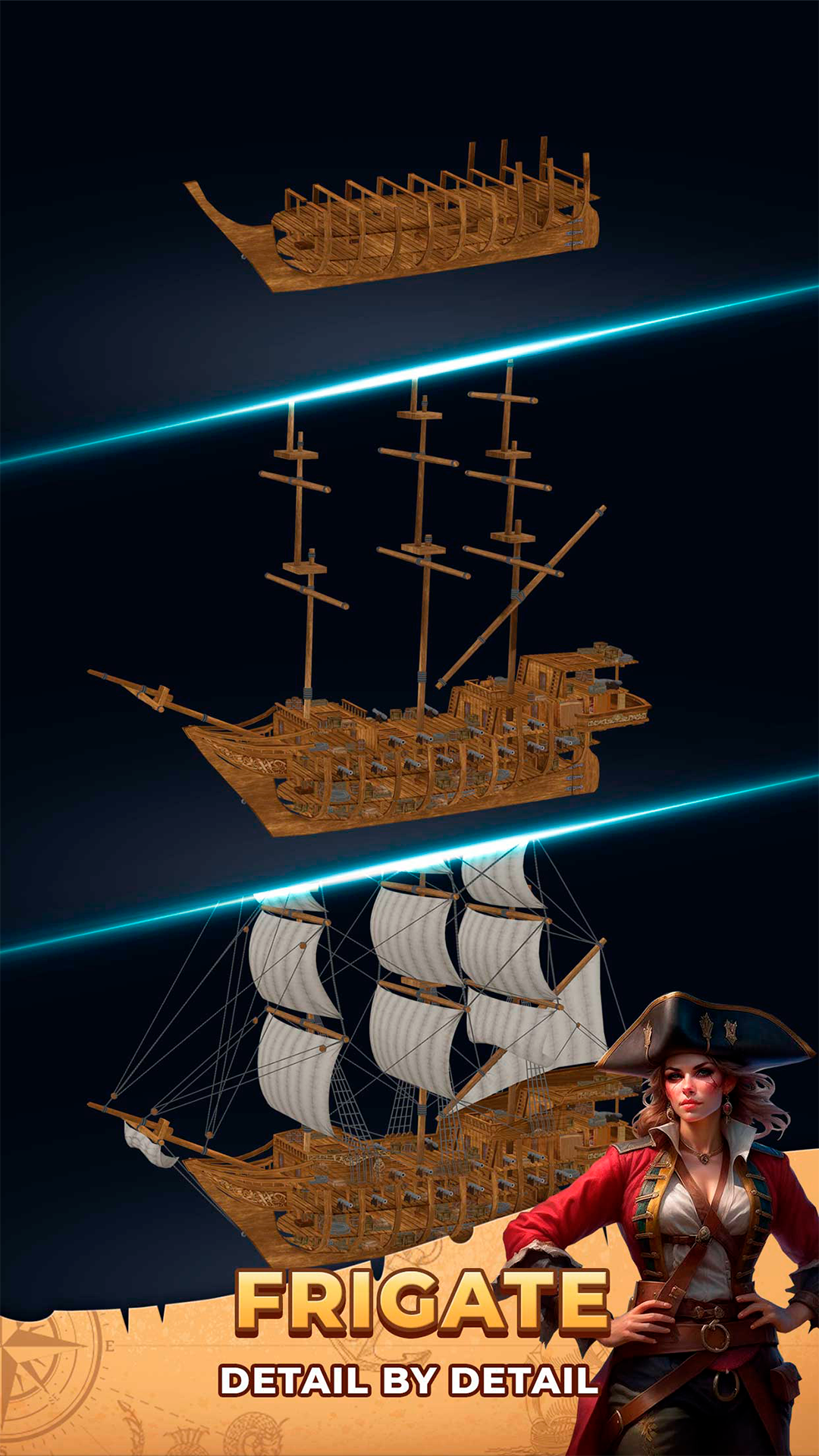 Build a Ship Clicker : Building by Steps screenshot 16