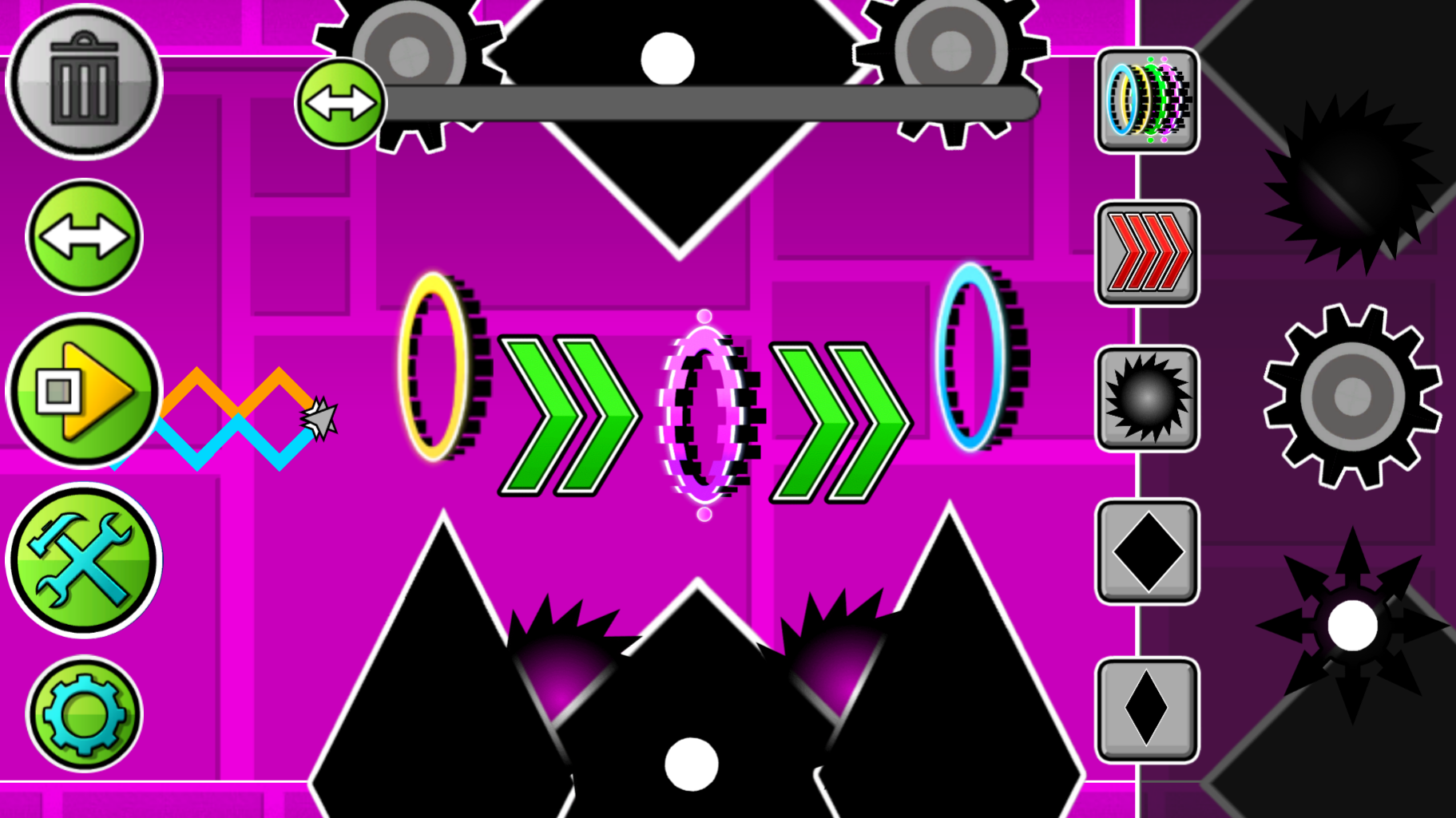 Geometry Dash: Dual Wave Editor screenshot