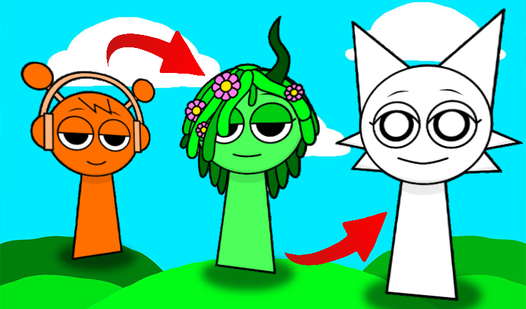 Sprunki - Connection! Wenda and others!