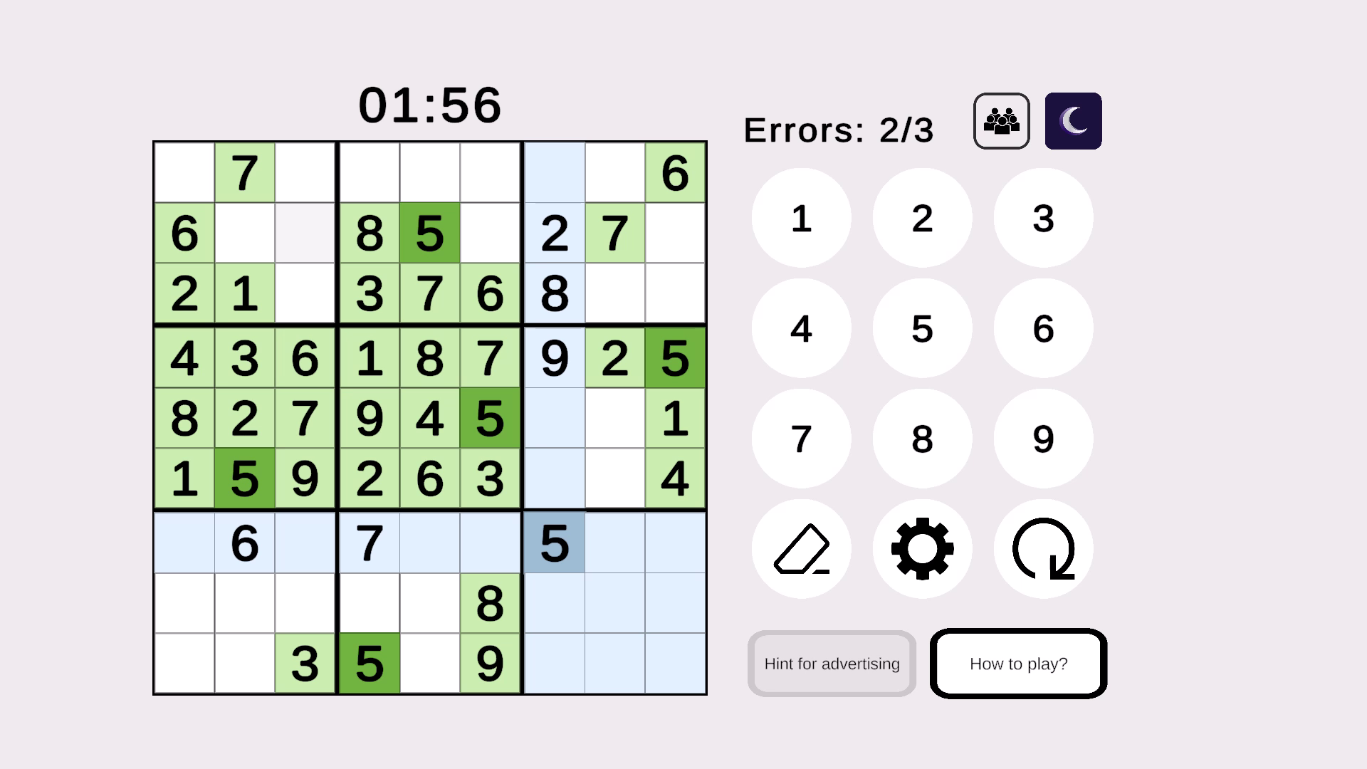 Classic Sudoku (9x9) — screenshot 3