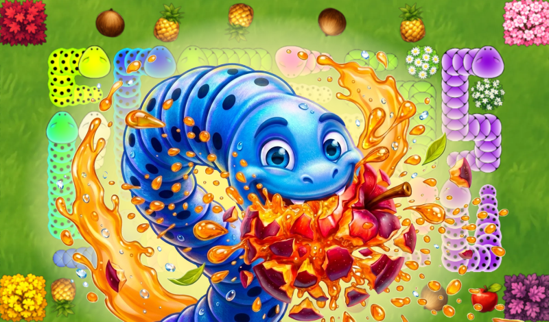 Fruit snakes. Farm start. game cover
