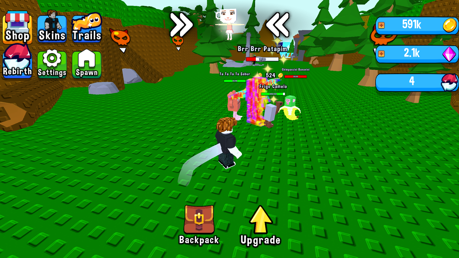 Obby Brainrot RNG: Meme Battle! — screenshot 4