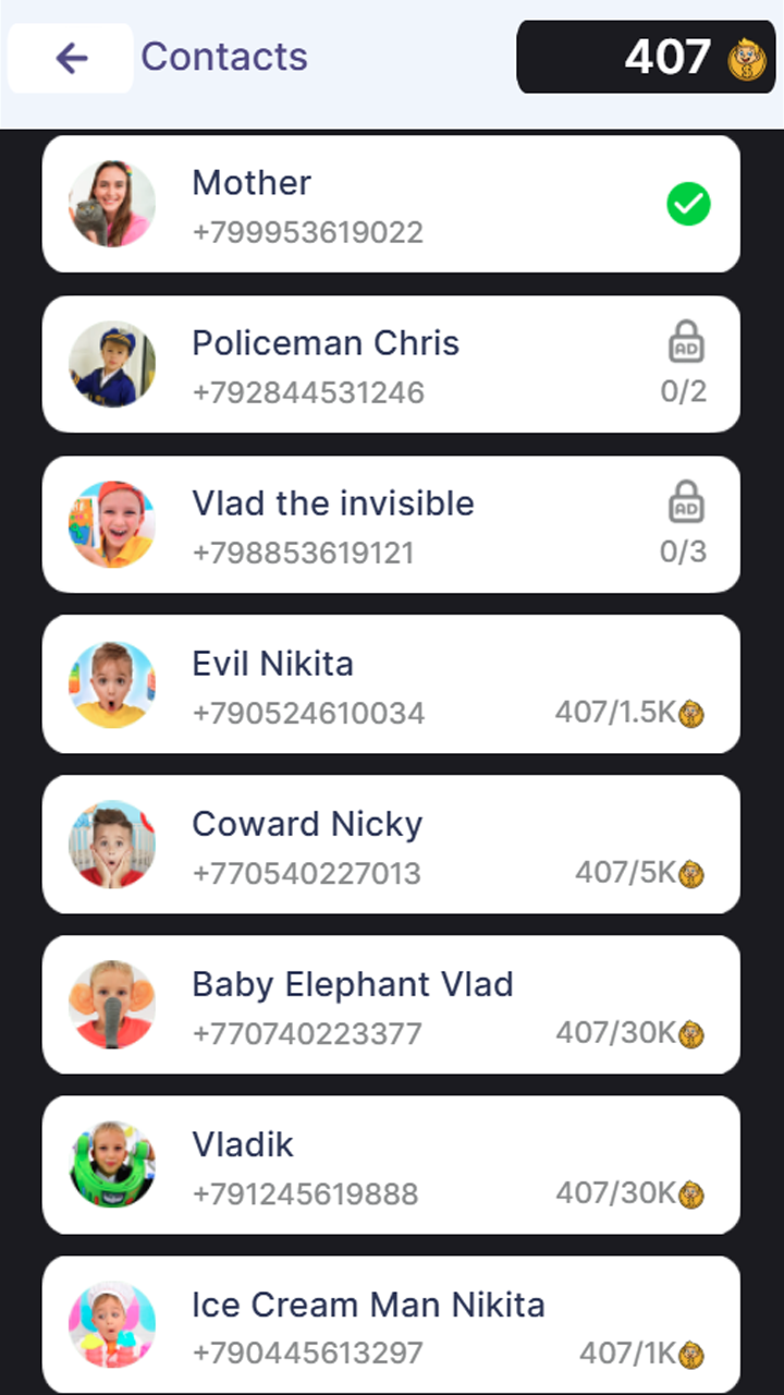 Vlad and Niki are calling: Chat-Prank, Video call screenshot 6