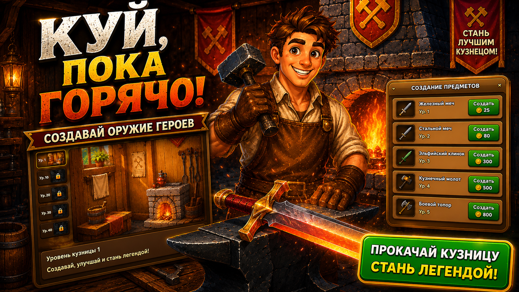 Кузнец Героев — screenshot 1