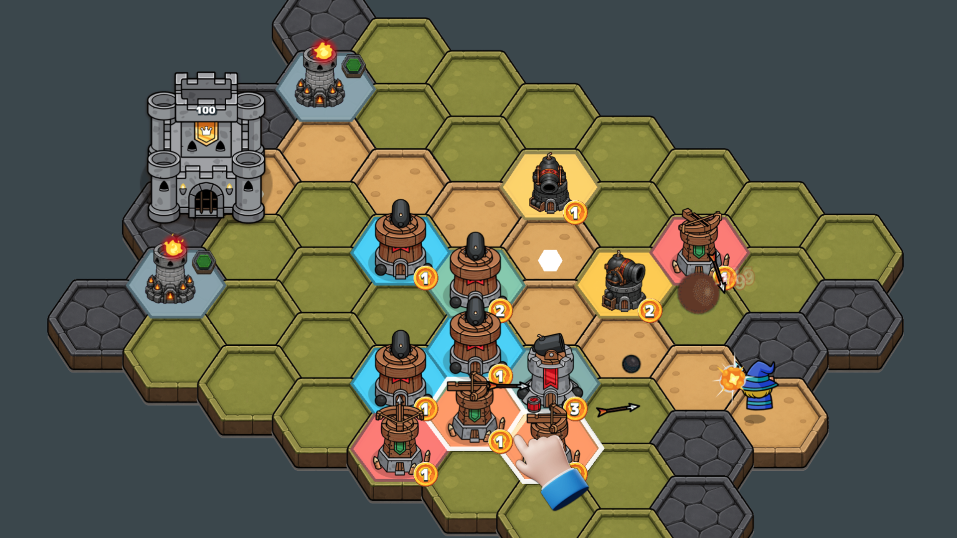 Hexa Defense screenshot 2