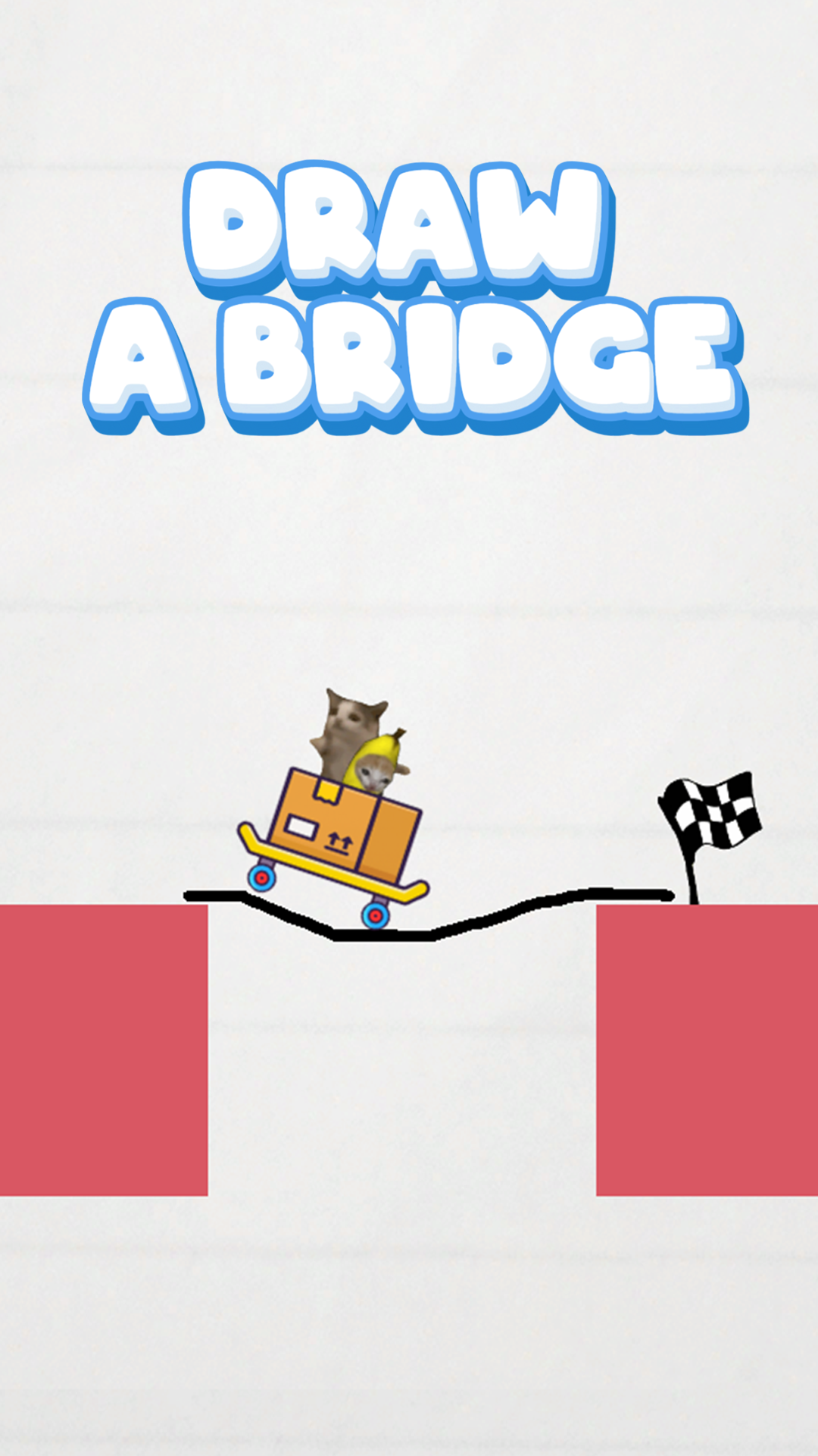 Draw a bridge - Save the cats meme! screenshot 6