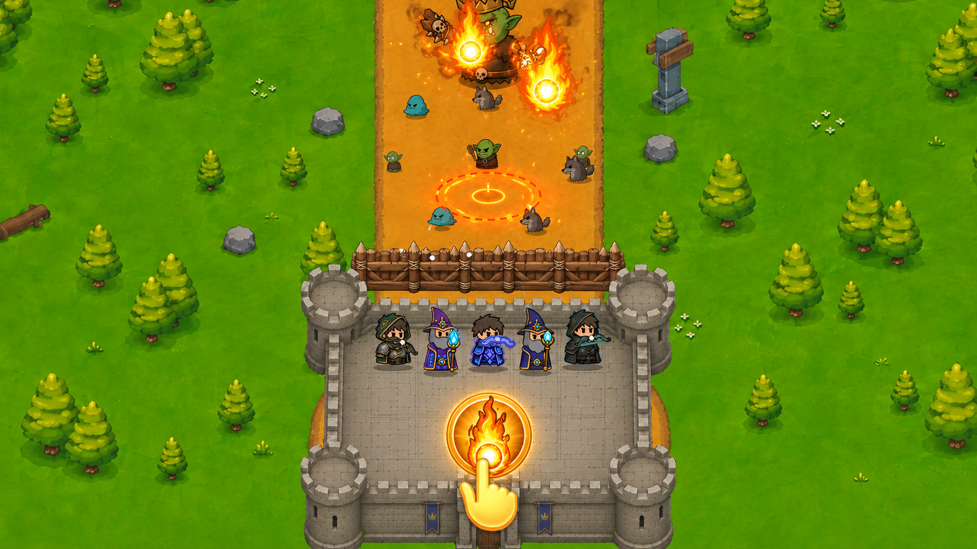 Merge Defense: Army Behind the Wall screenshot
