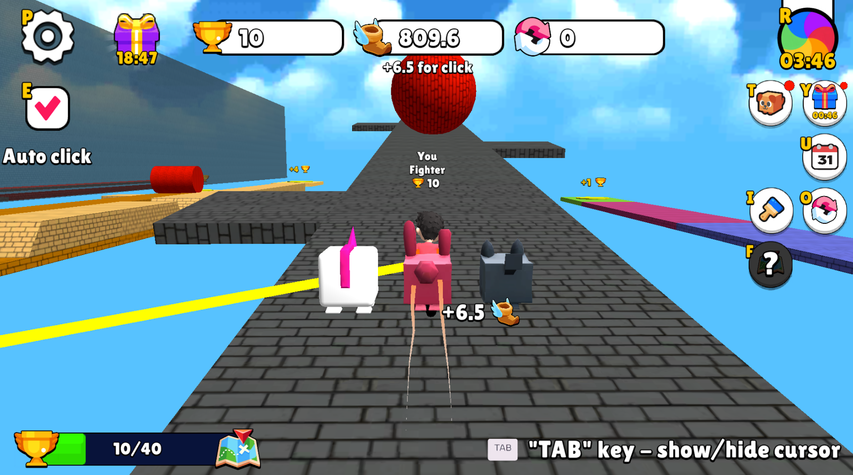 Speed per Click: Obby screenshot