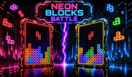 Neon Blocks Battle