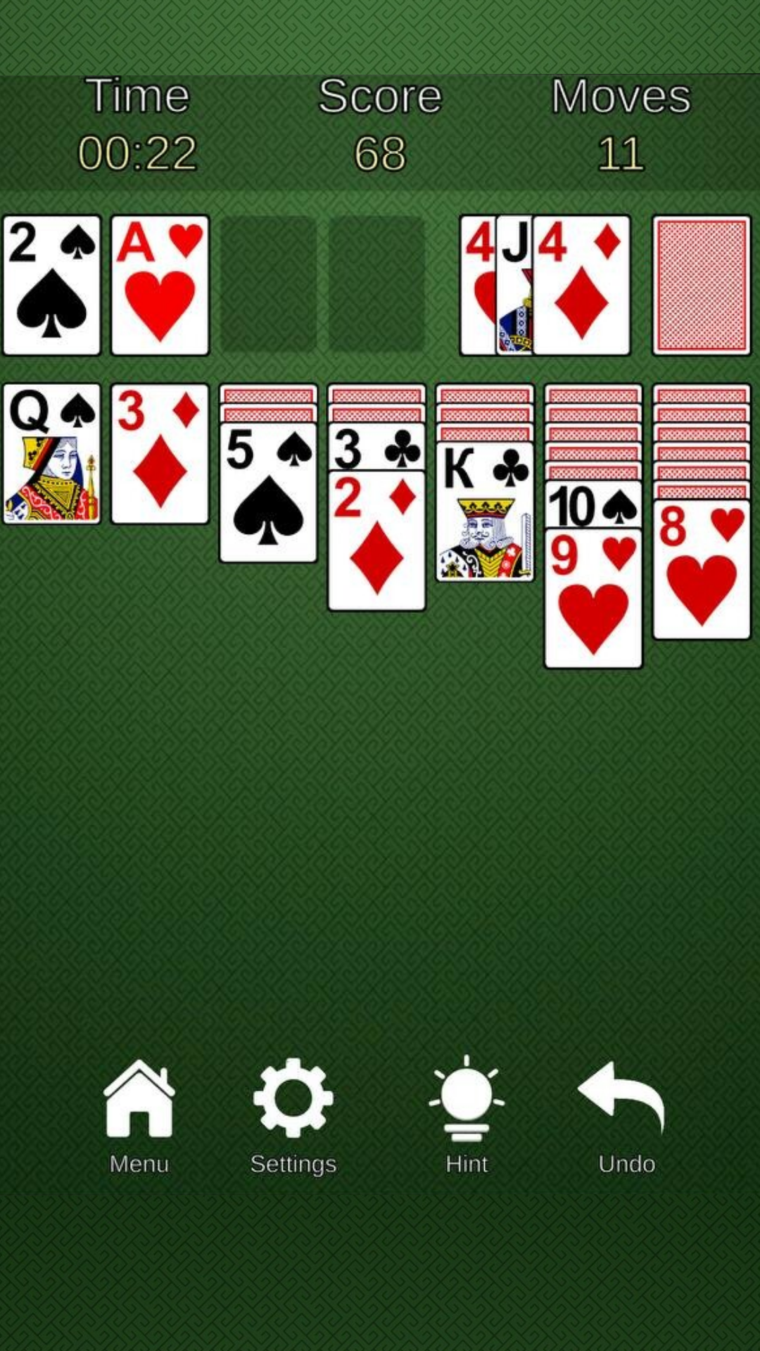 Klondike: Solitaire 1/3 cards for free screenshot 5