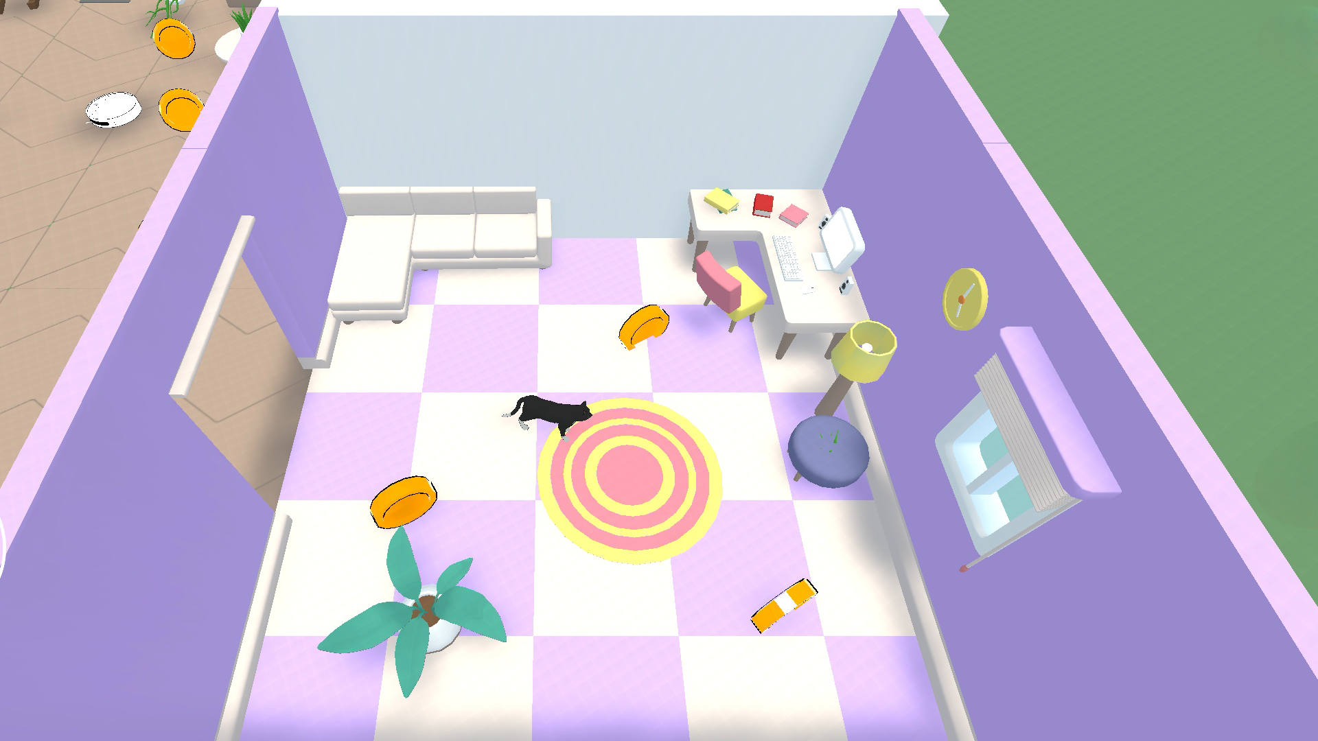 Cartoon cat: naughty kitten screenshot