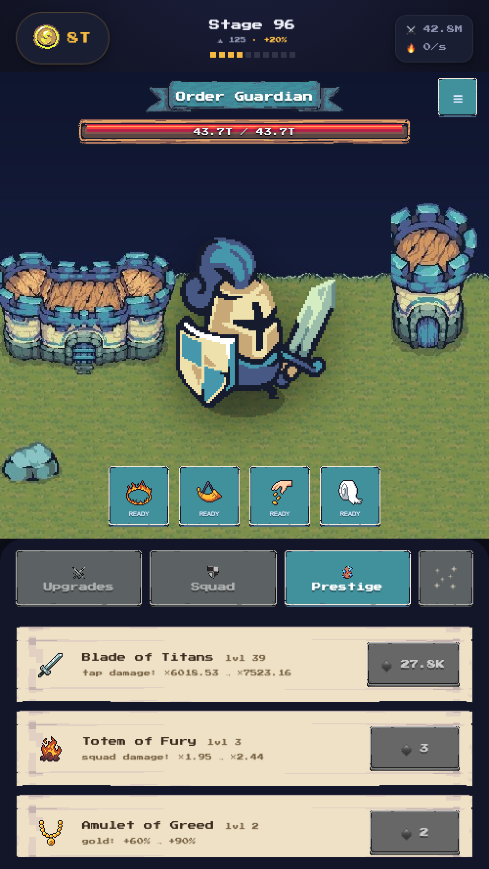 «Tap Legends» - fantasy clicker screenshot 5