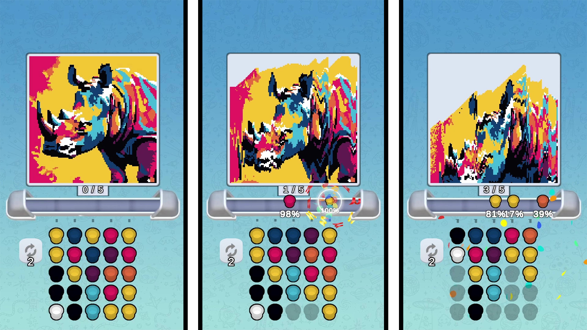 Sand pictures: a cozy sorting — screenshot 2