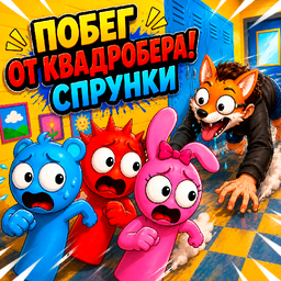 Побег от квадробера! Спрунки