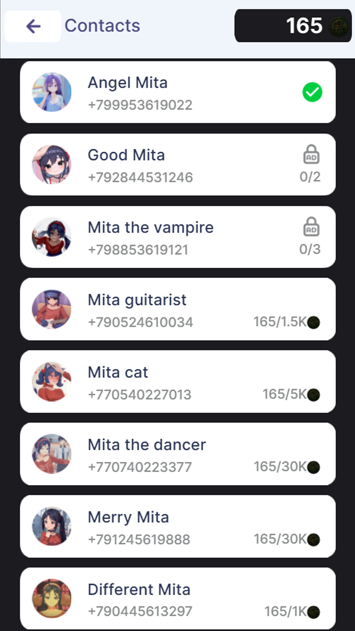 Mita from MiSide calls: Chat-Prank, Live Stream screenshot 7