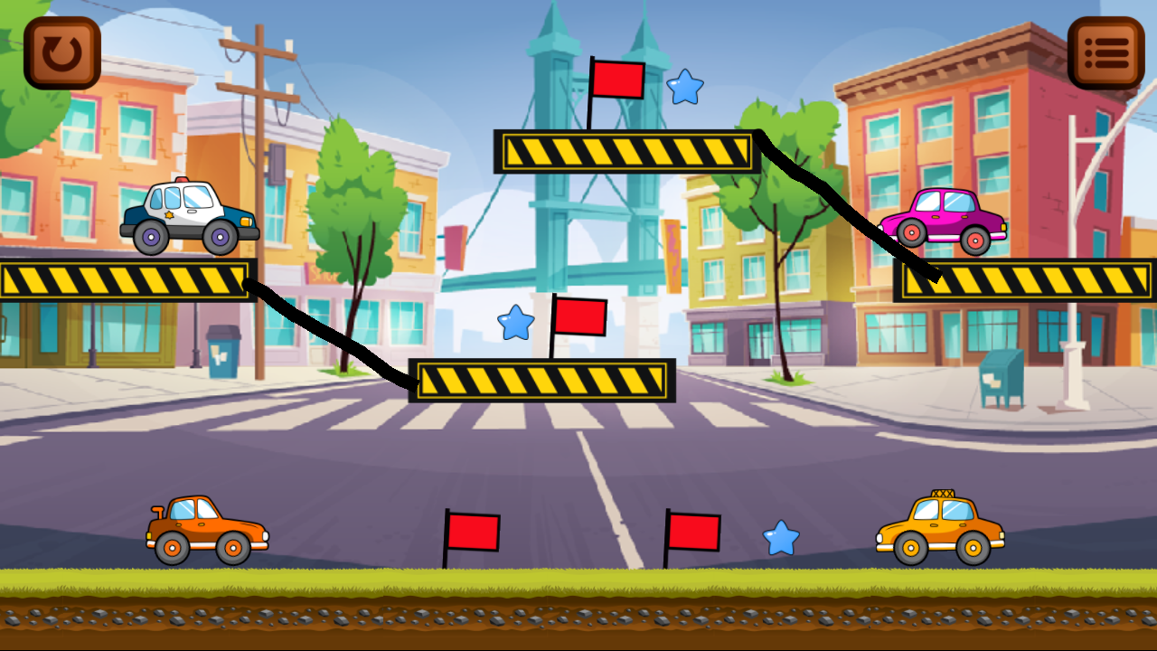 Draw The Car Bridge screenshot
