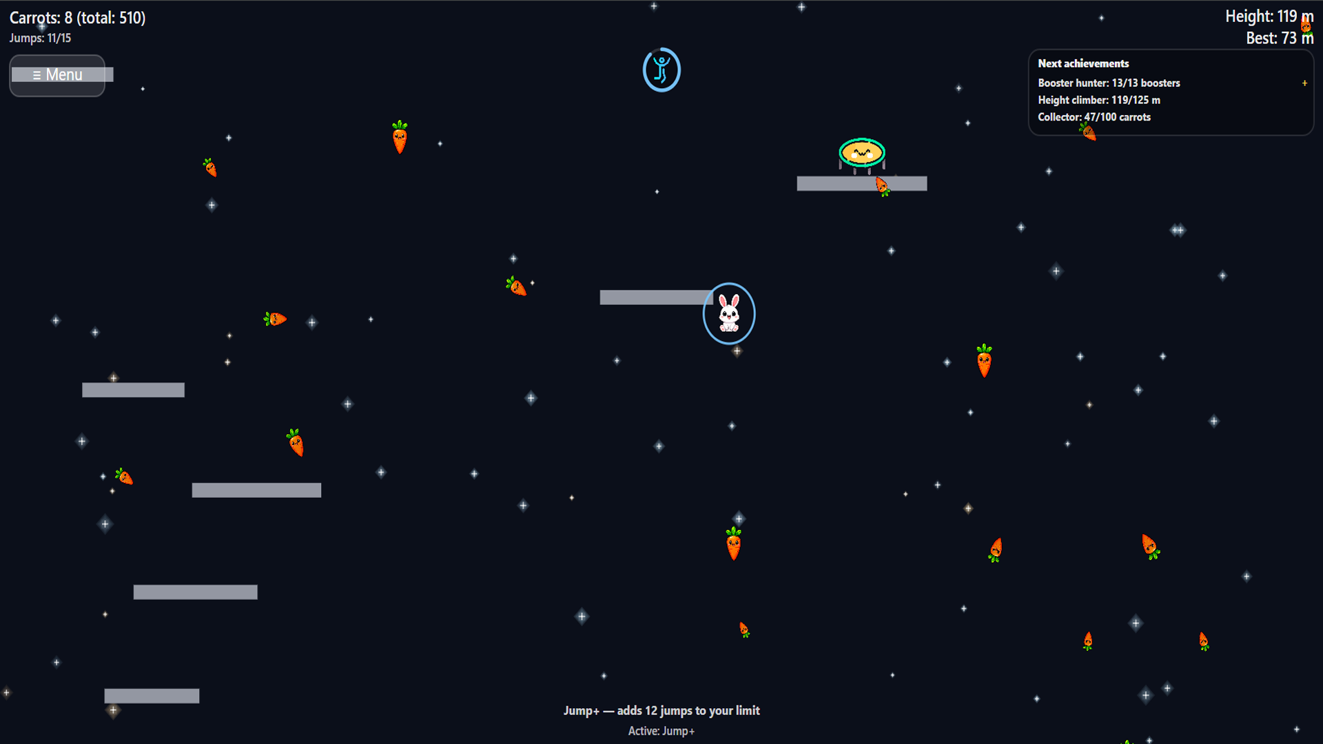 Happy Rabbit. Path to the Stars! — screenshot 2