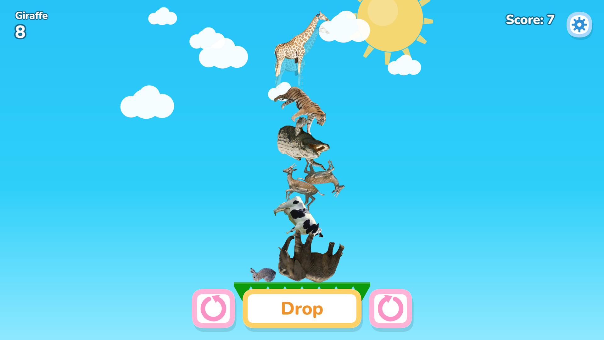 Animal Stacking Tower: Zoo Balance — screenshot 3