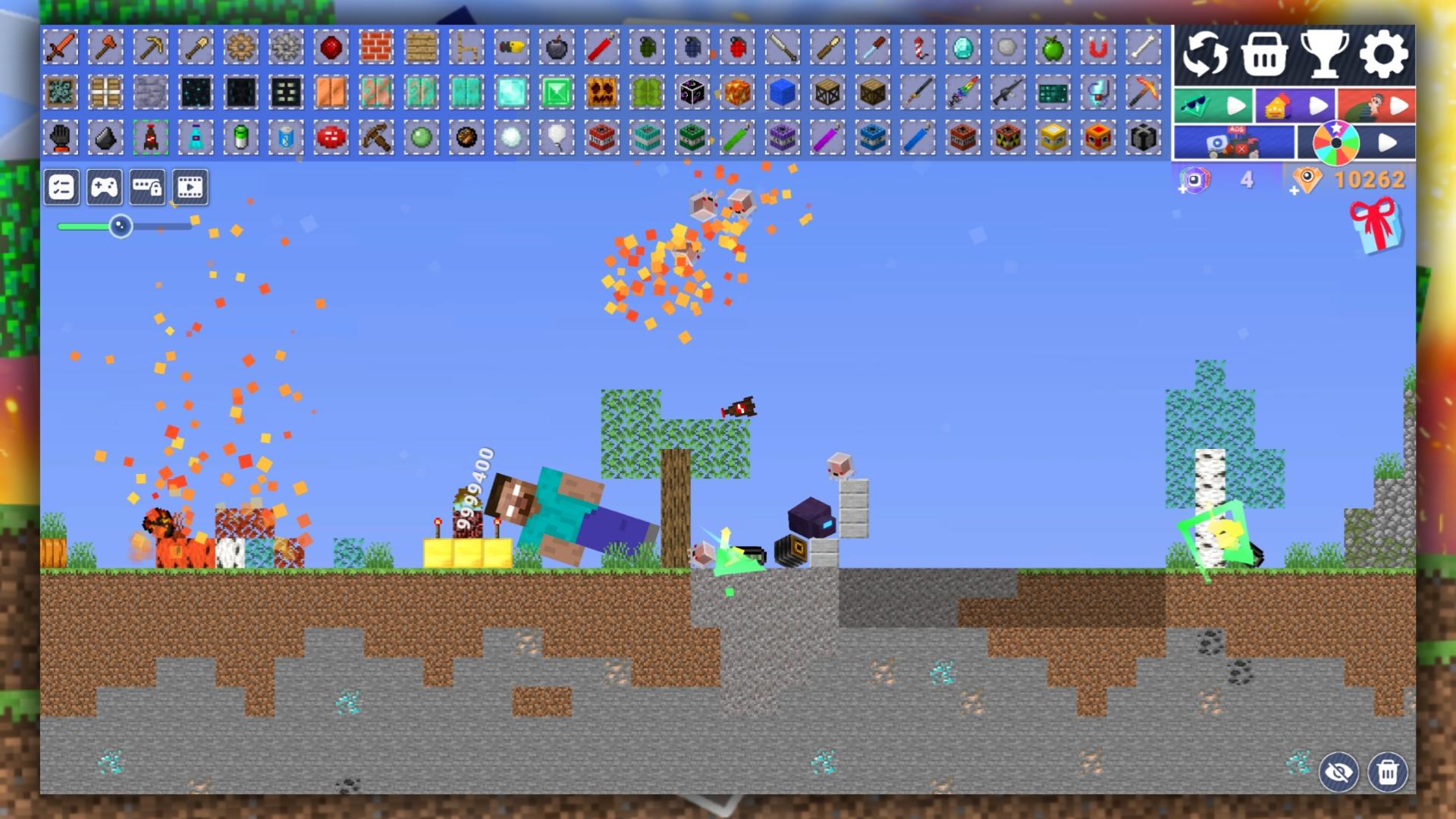 Destroy Herobrine in the Mine - Playground Sandbox screenshot