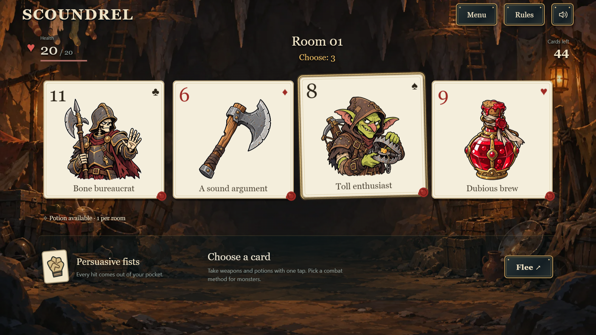 Scoundrel screenshot 3