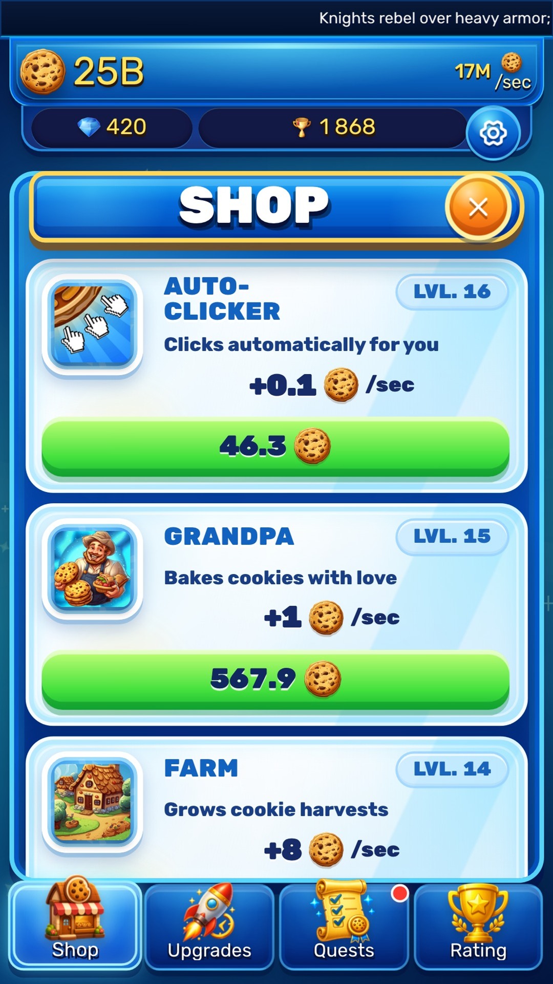 Cookie Clicker screenshot 7