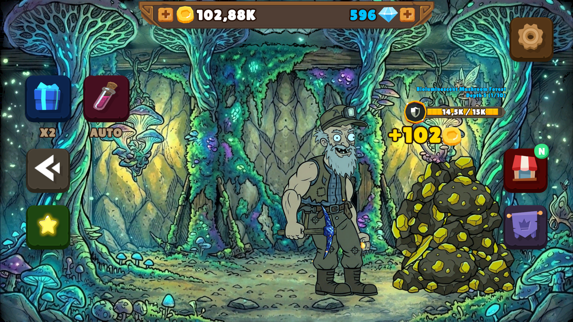 Clicker: Grandfather's Mine! — screenshot 1