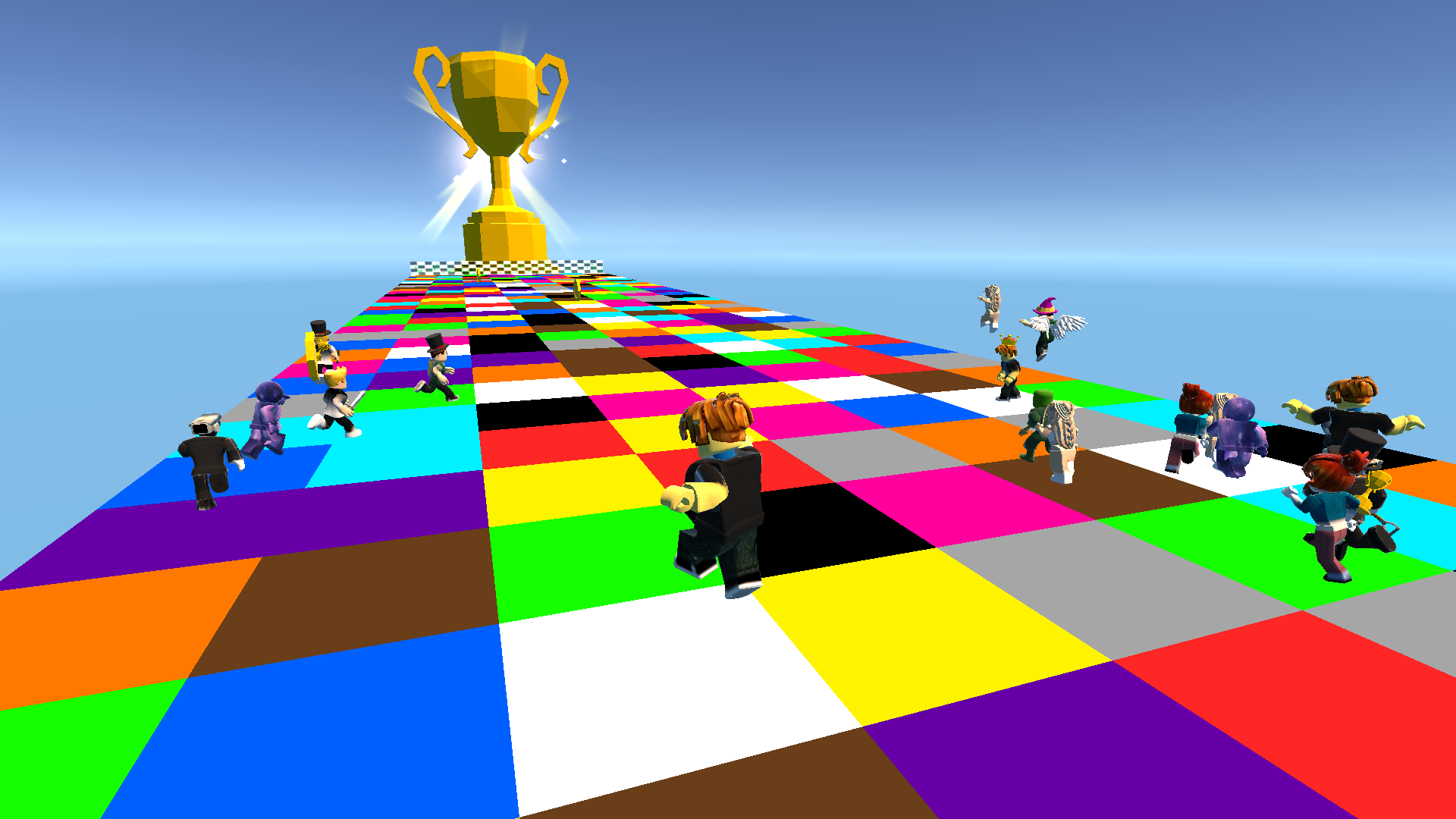 Stand on the right color, Robby! screenshot