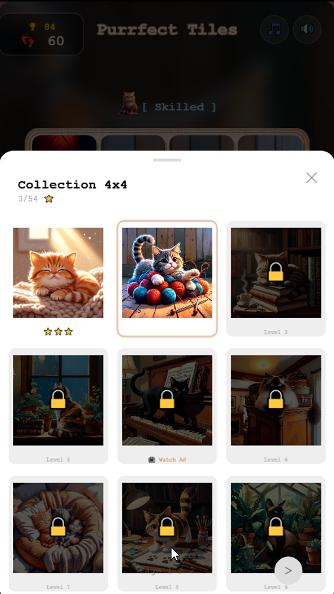 Purrfect Tiles — screenshot 2
