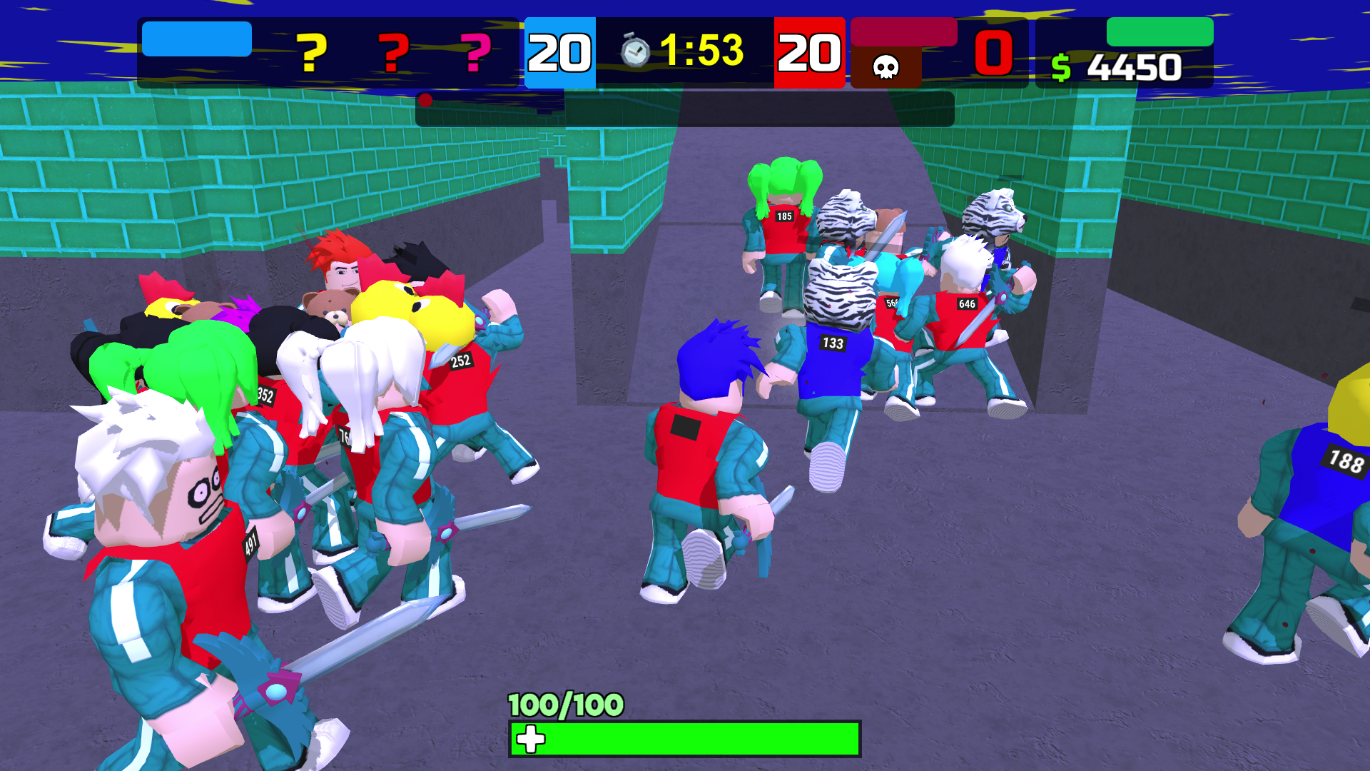 Hide N Seek Survival - Squid Game Keys and Knives screenshot