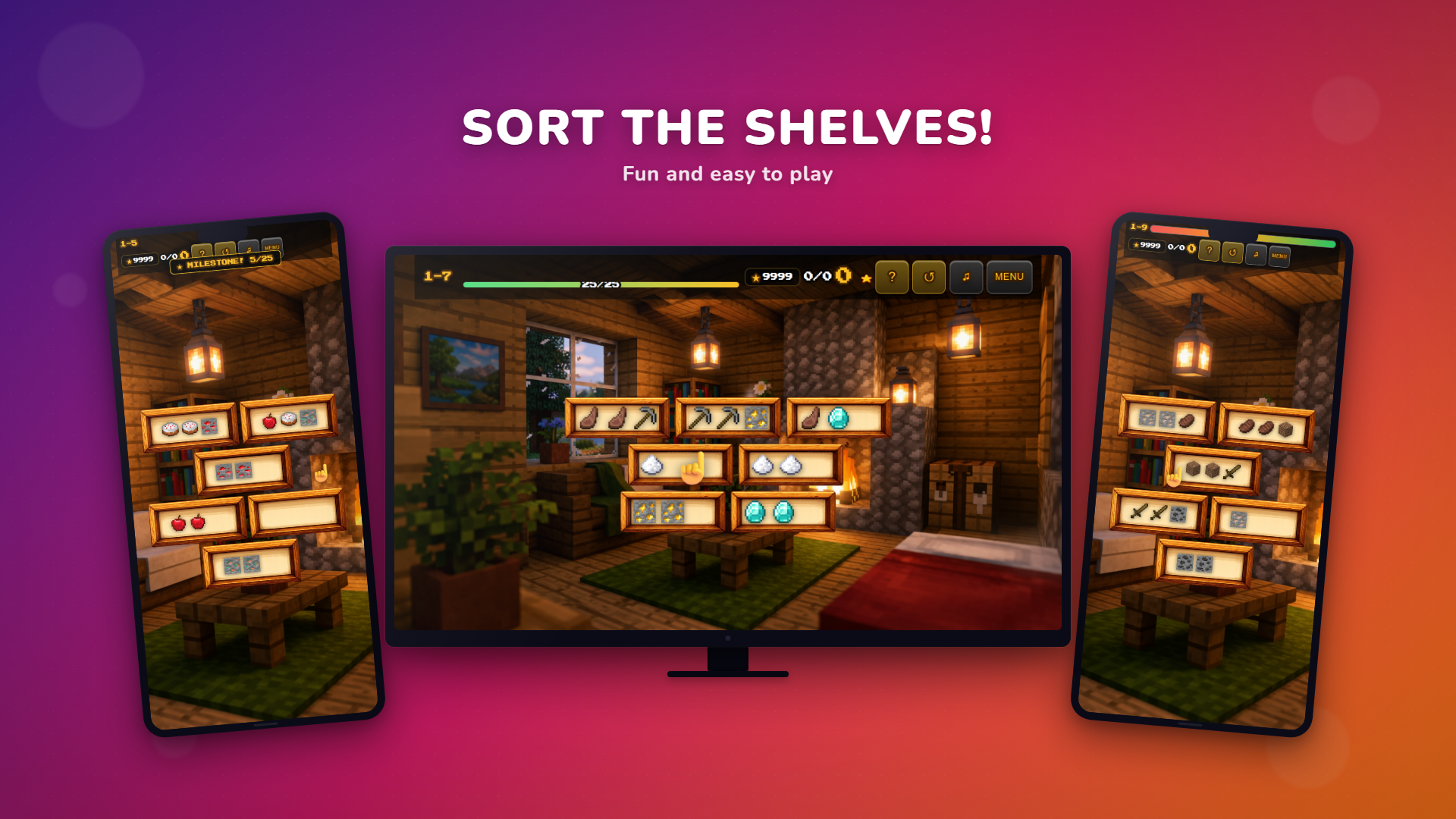 Shelves & Items - Mine Puzzle — screenshot 1