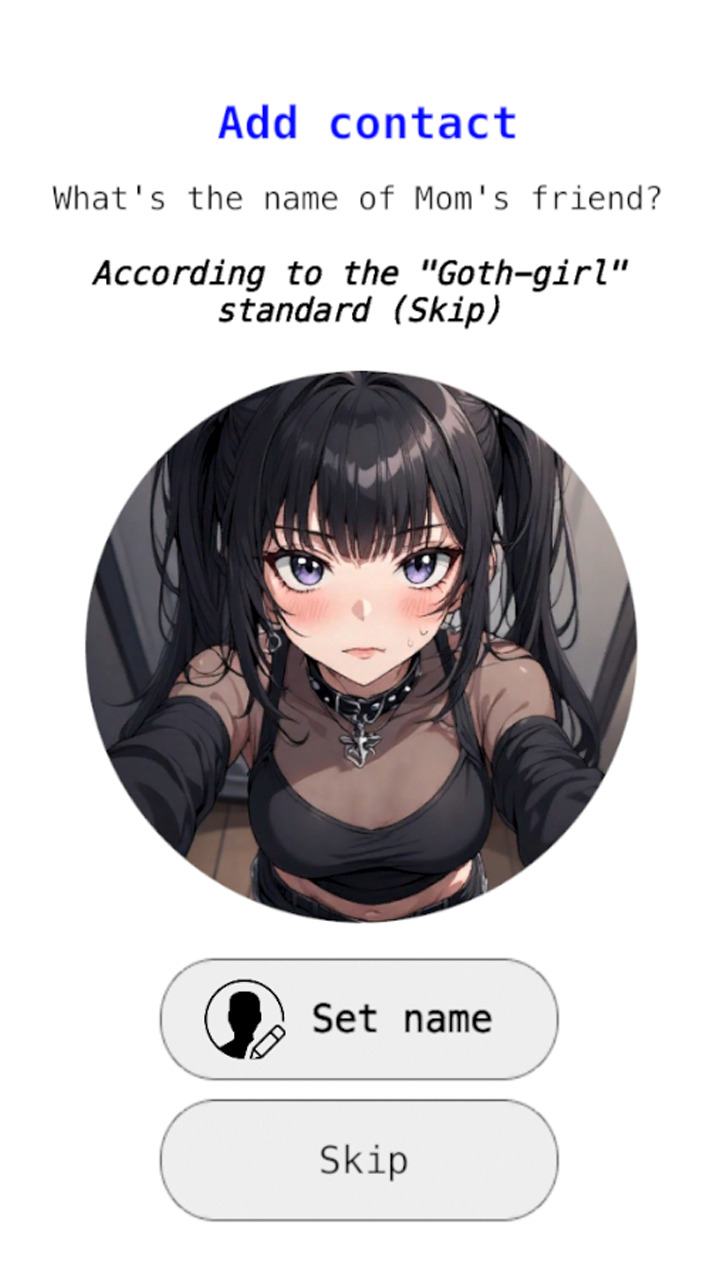 Chat with goth girlfriend screenshot 5