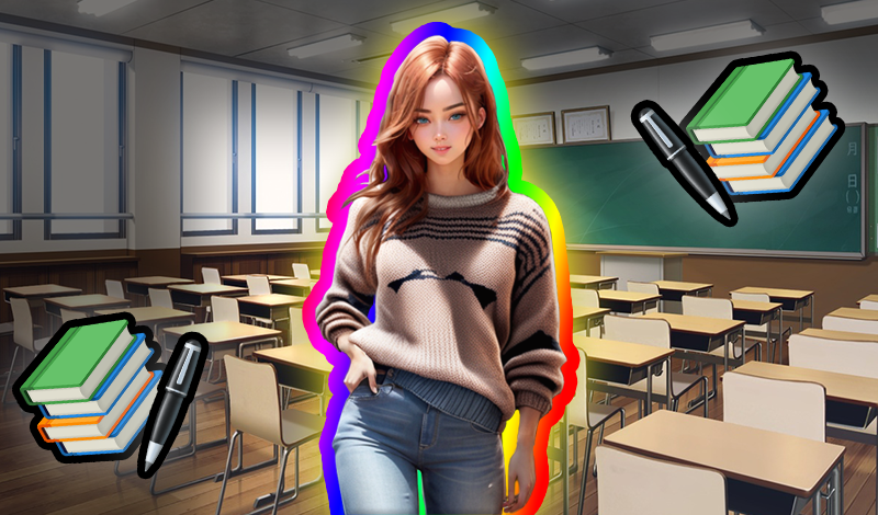 Моя новая учительница game cover