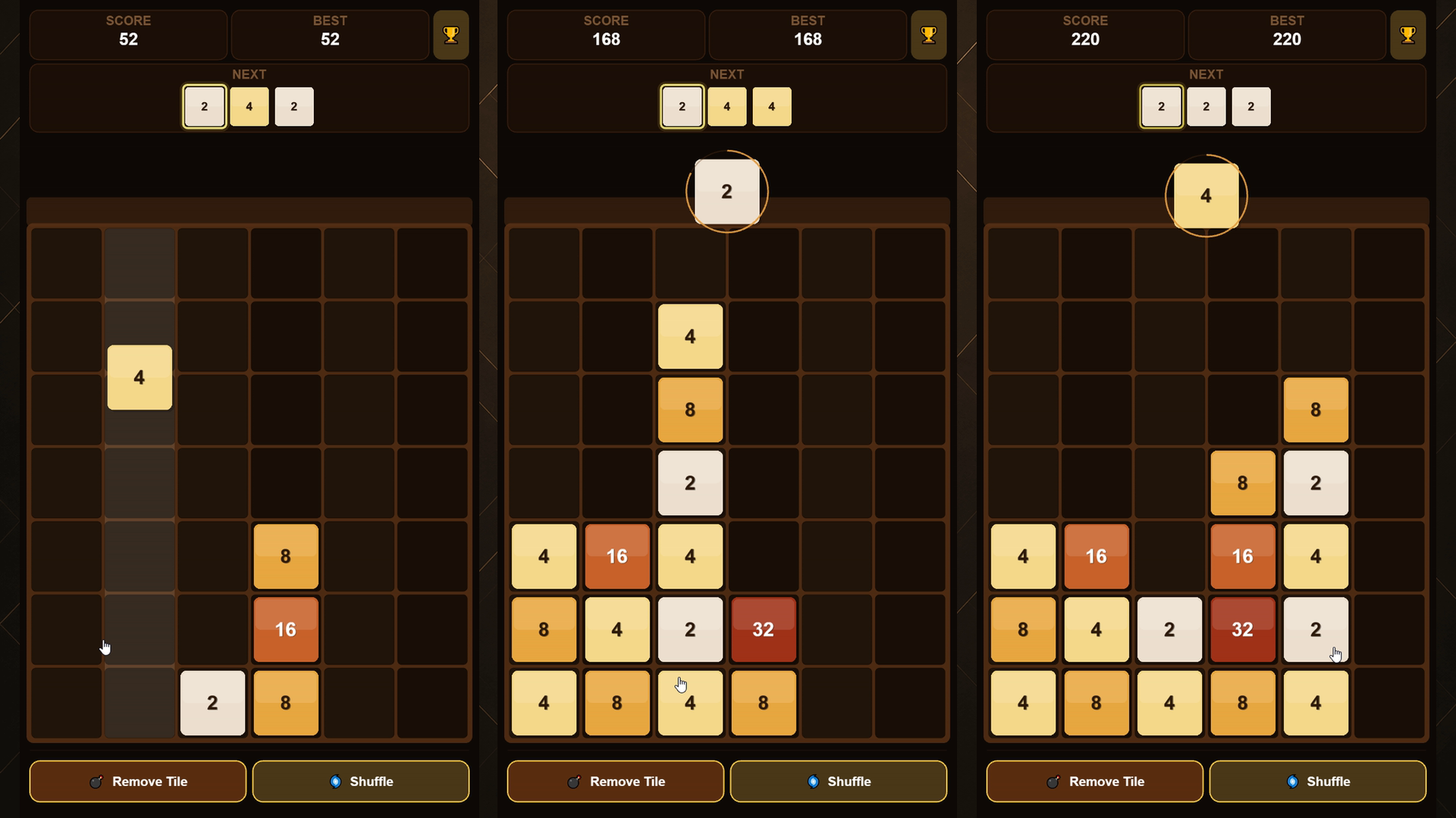 Number Tile Merge 2048 — screenshot 1