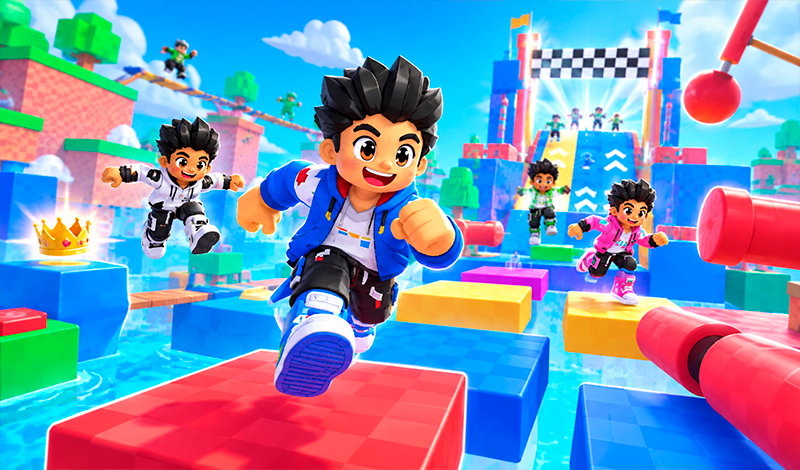 Obby & Parkour for Brainrots: Multiplayer game cover
