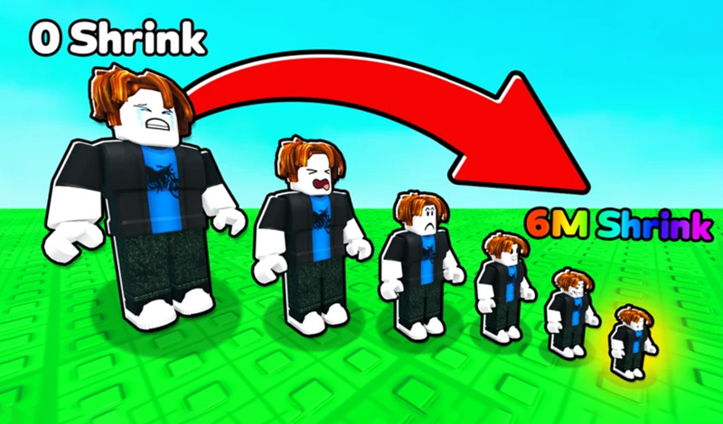 Obby: +1 Küçültme Adım Başına!