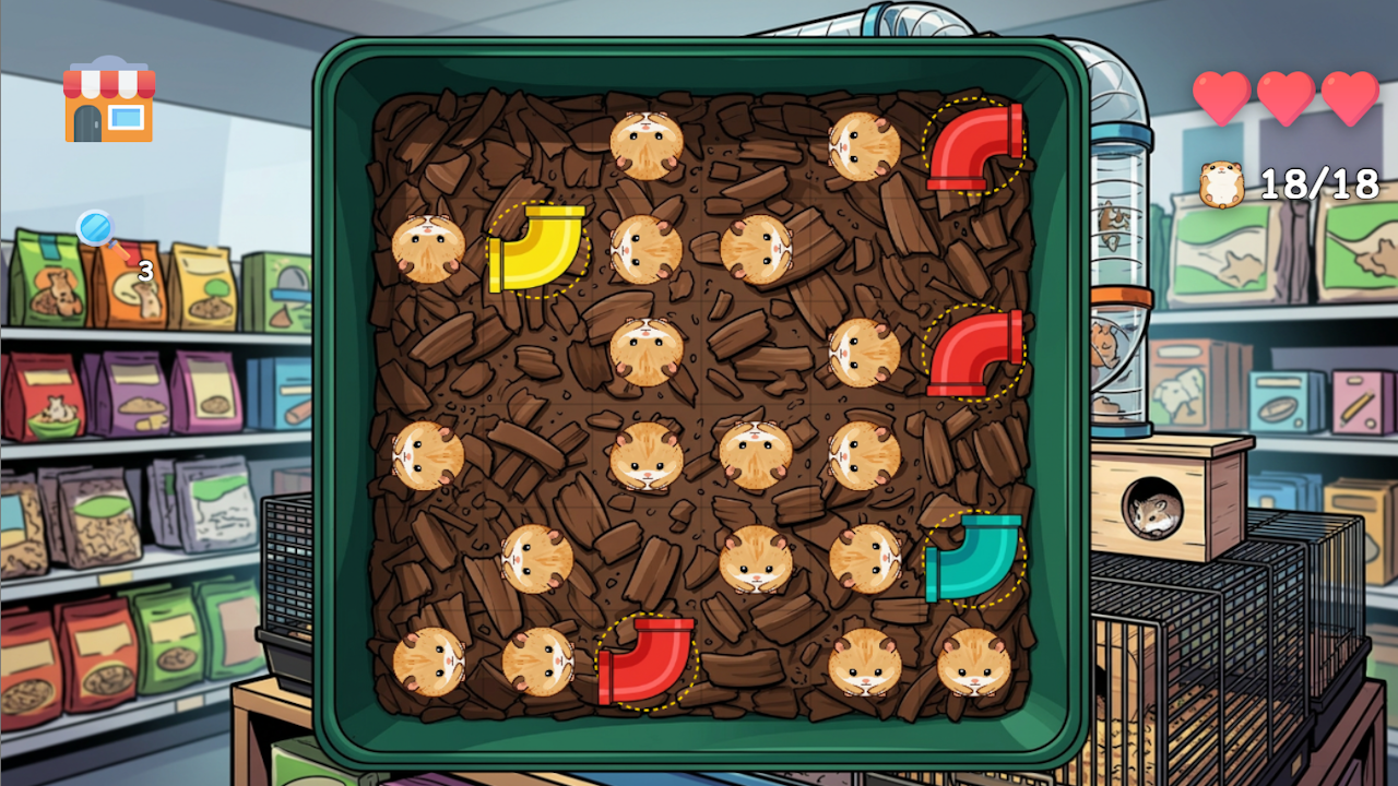 Arrows: Save the hamsters — screenshot 1