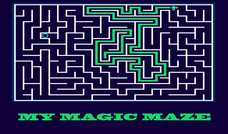 My magic maze game cover