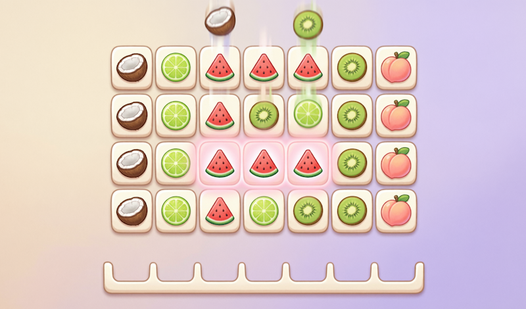Tiles: Collect 3 fruits